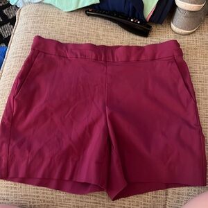 White House black market pinkish purple shorts